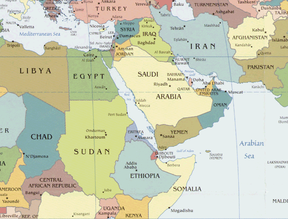 Egypt map