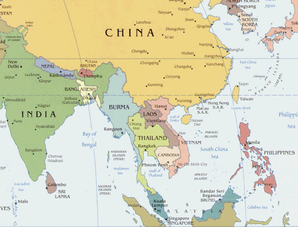 Maldives map