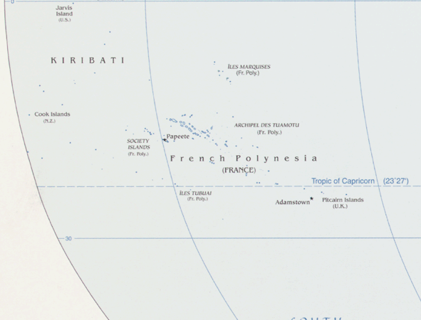Kiribati map