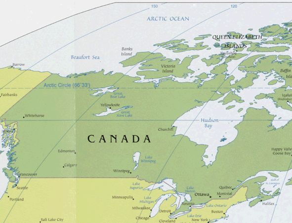 Canada map