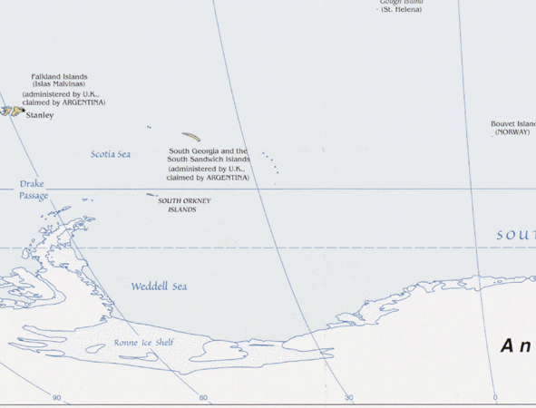 Falkland Islands map