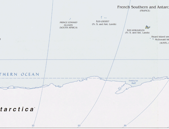 Antarctica map